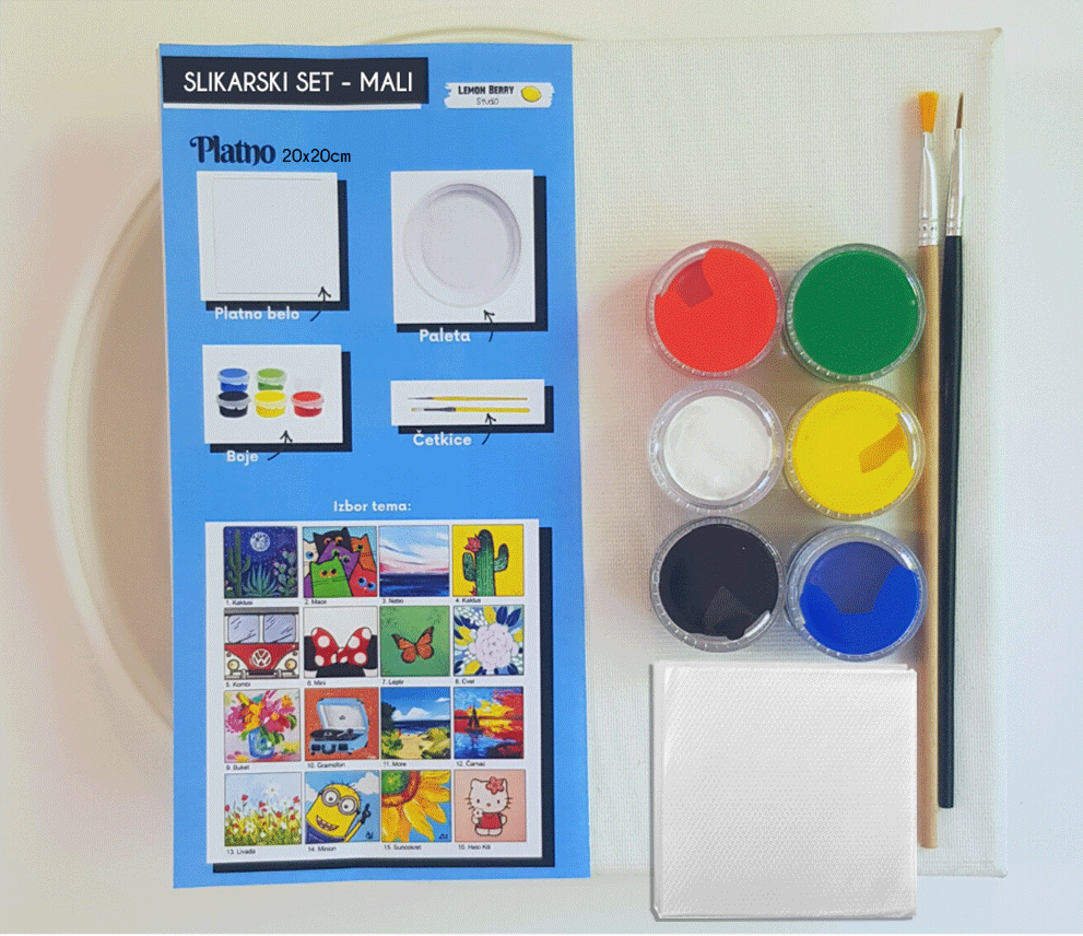 Slikarski-set-mali Slikarski set Klasik