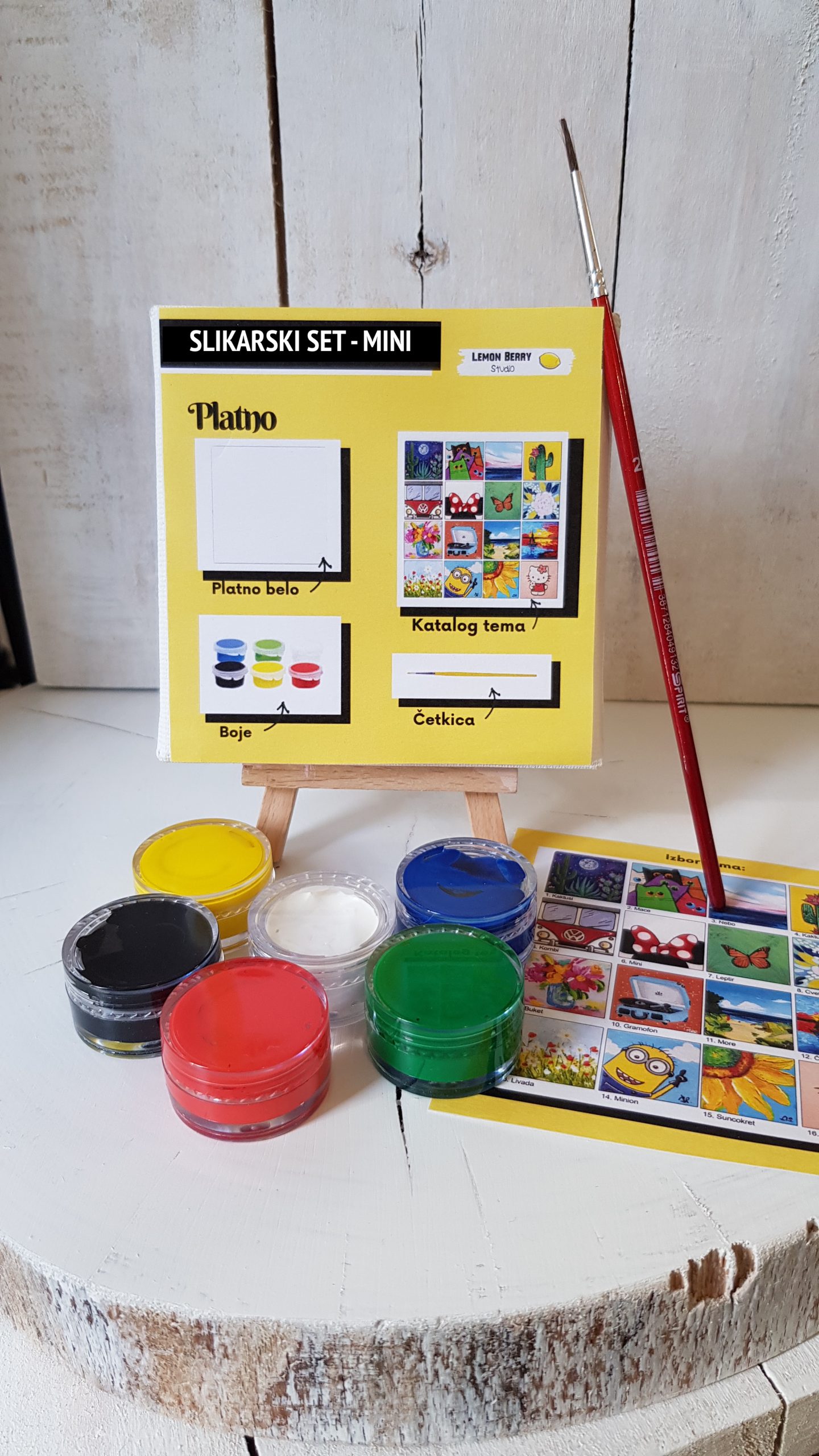 Slikarski set_Mini Slikarski set Klasik