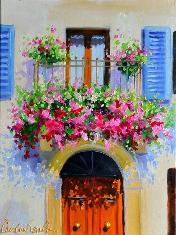 Balkon Paint & Relax_Slikanje na platnu_Balkon