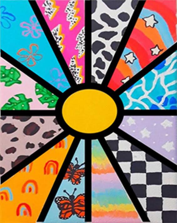 Paint & Relax Online i Studio Sunce